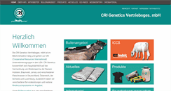 Desktop Screenshot of cri-genetics.de